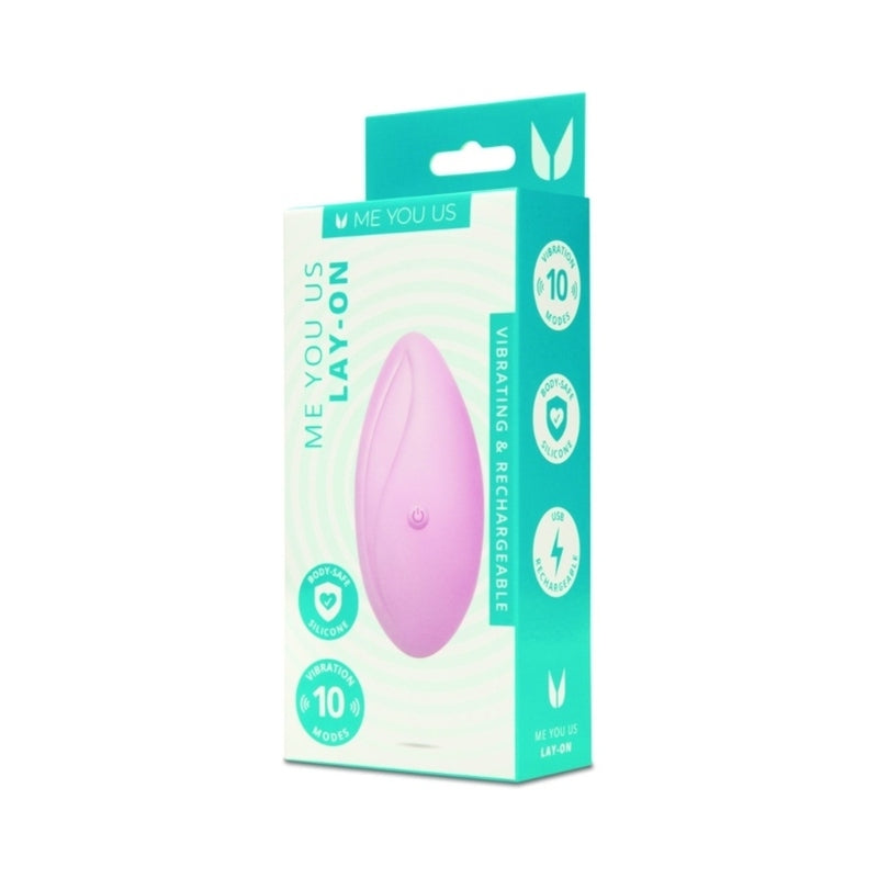 Me You Us Lay-On Vibrator Pink